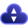 Connected cloud icon